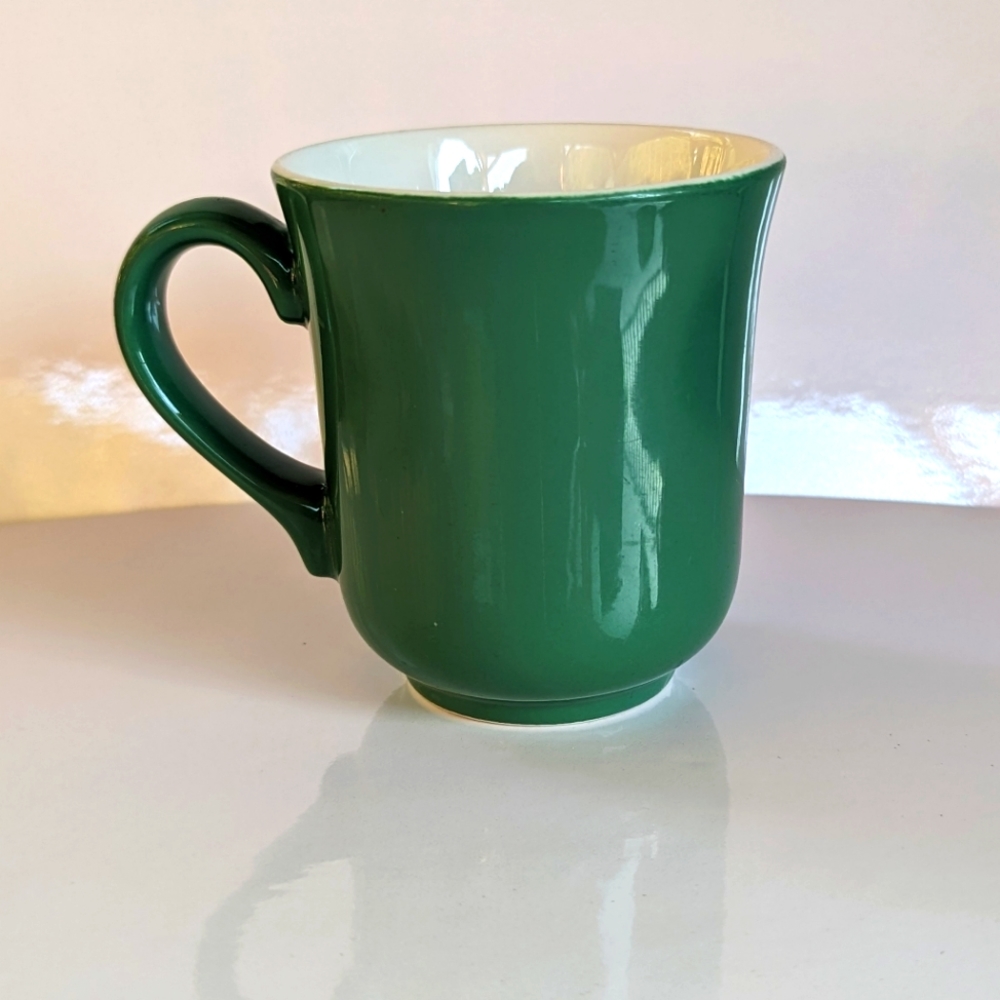 Steelite green mug